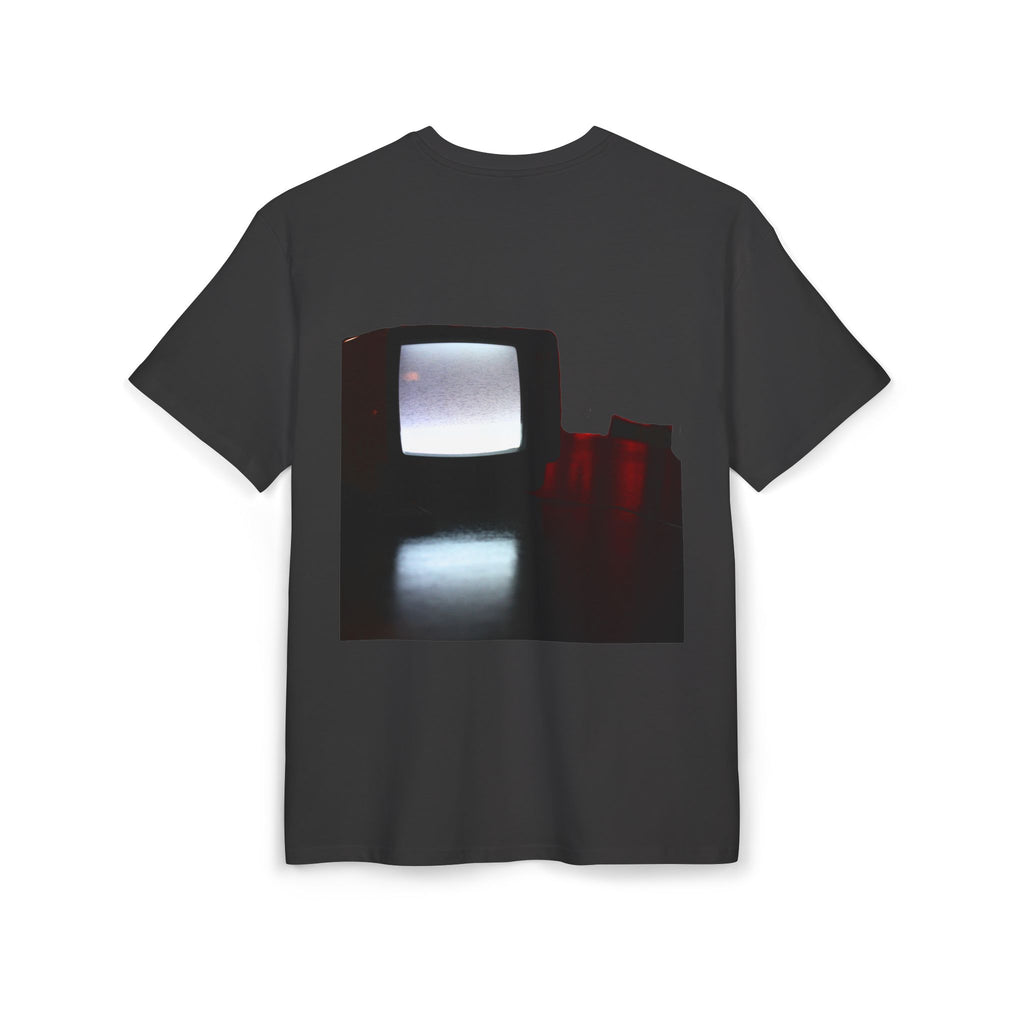 T-Shirt, oversized - Redrum Art Bar "TV" in black