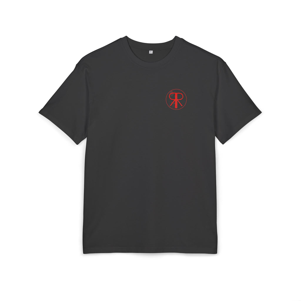 T-Shirt, oversized - Redrum Art Bar "TV" in black