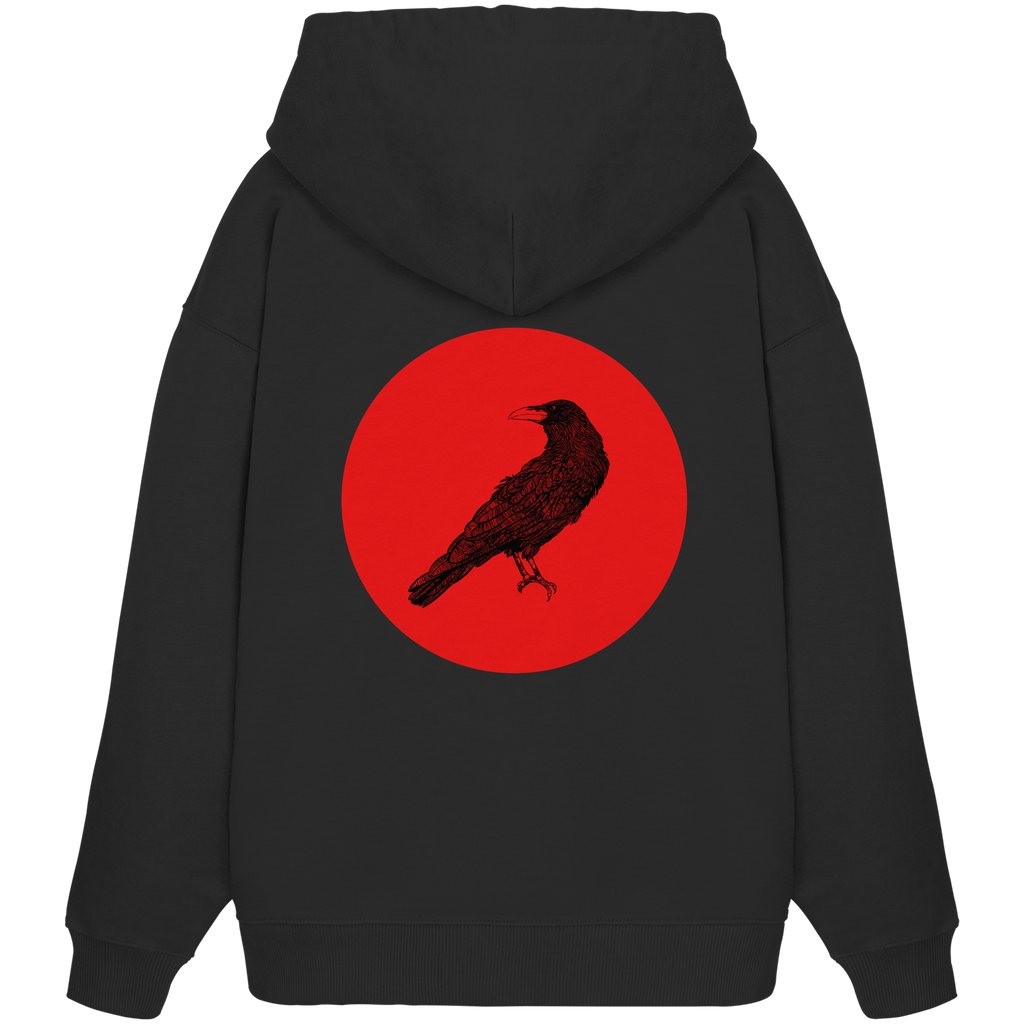 Hoodie, oversized - Roter Rabe Bar "Logo" in black