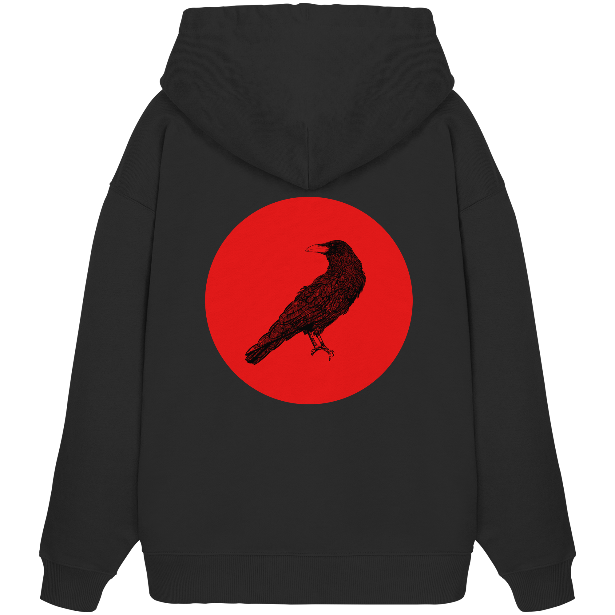 Hoodie, oversized - Roter Rabe Bar "Logo" in black