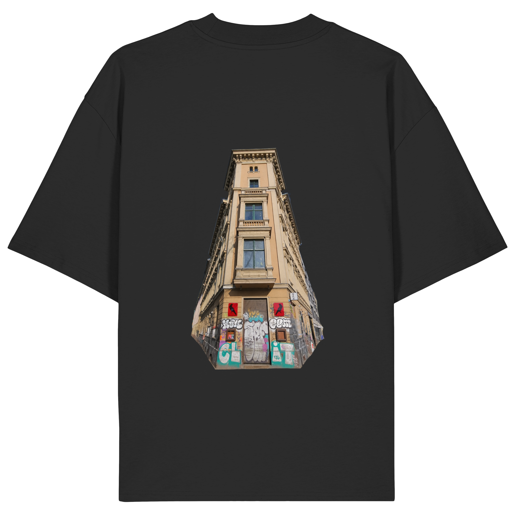 T-Shirt, oversized - Roter Rabe Bar "Kottbusser 13"
