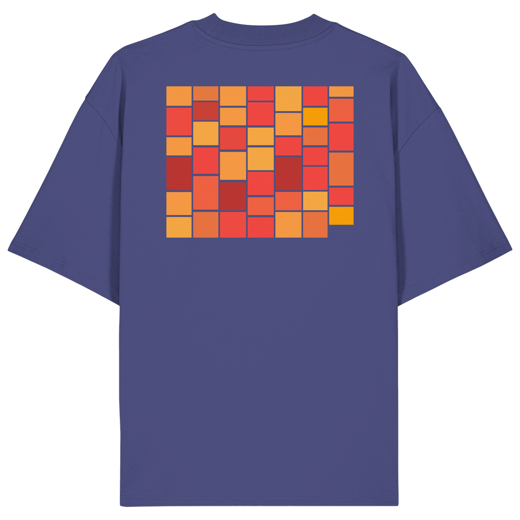 T-Shirt, oversized - Beavis.Bar "The Shelf" in purple