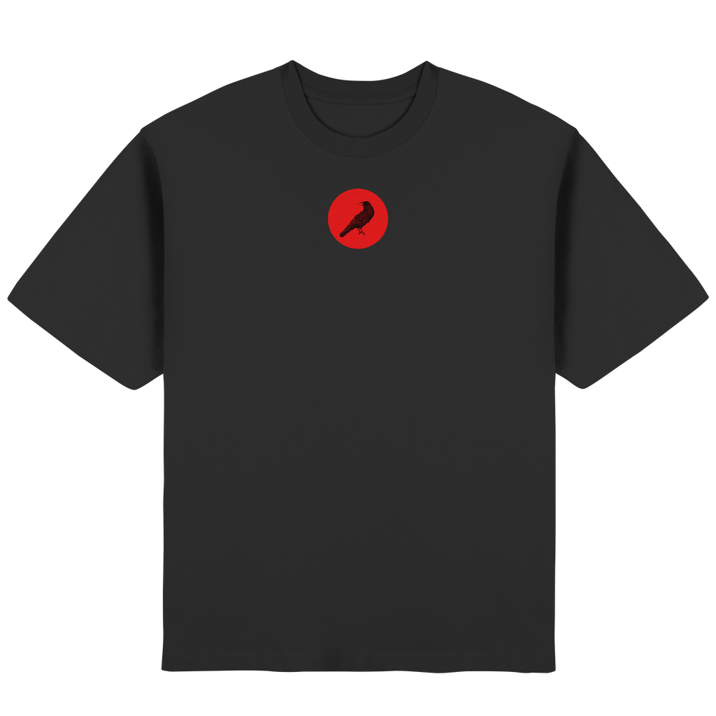 T-Shirt, oversized - Roter Rabe Bar "Logo" in black