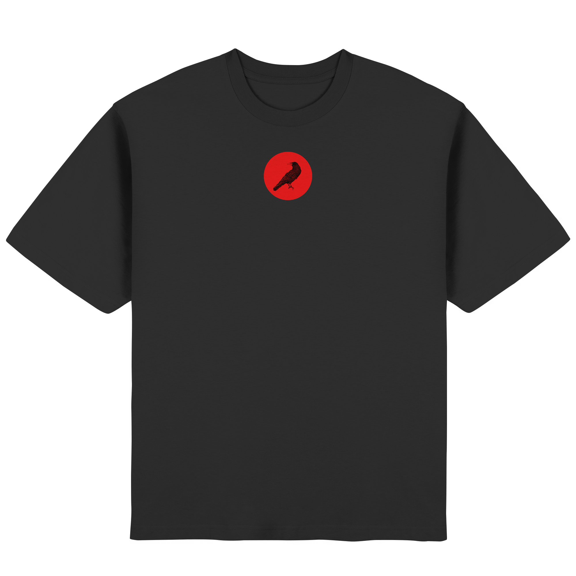 T-Shirt, oversized - Roter Rabe Bar "Logo" in black