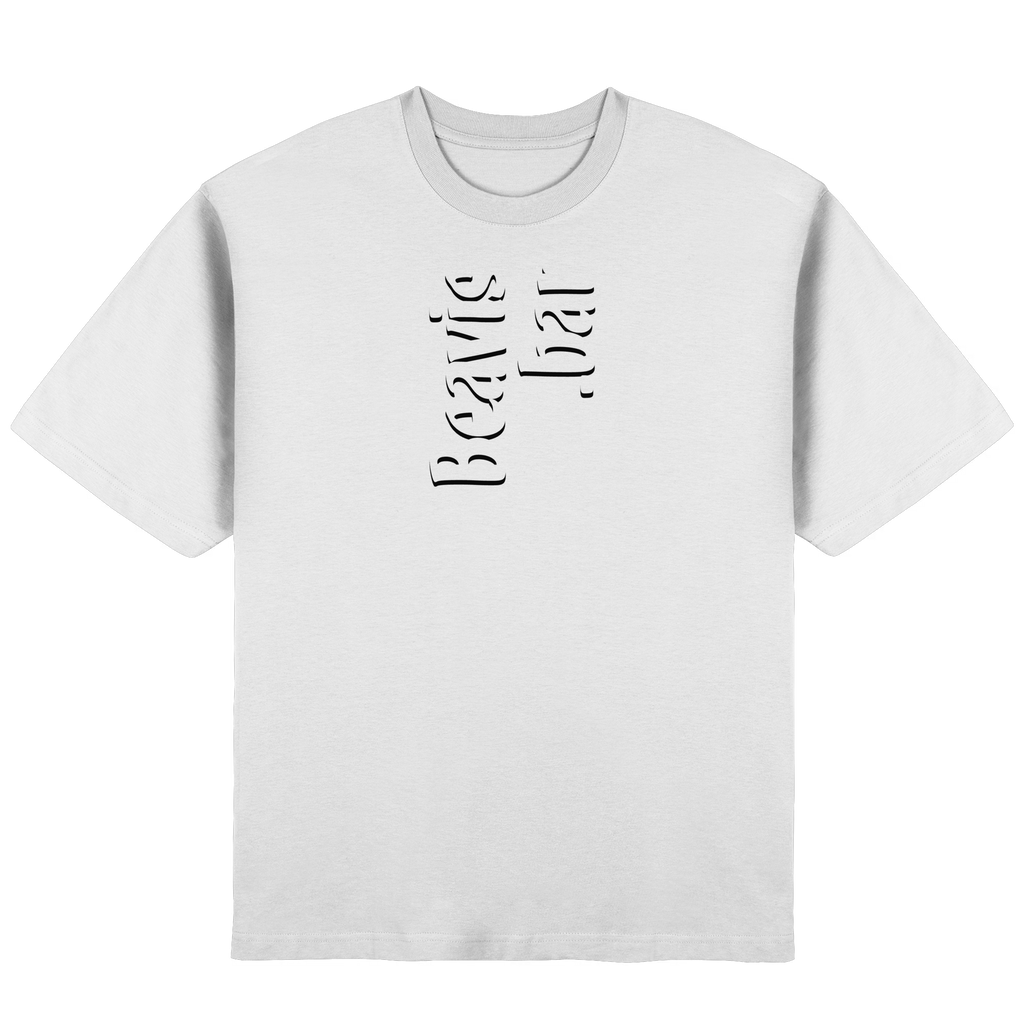 T-Shirt, oversized - Beavis.Bar "OG G'N'T" in white