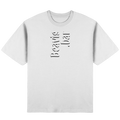 T-Shirt, oversized - Beavis.Bar "OG G'N'T" in white