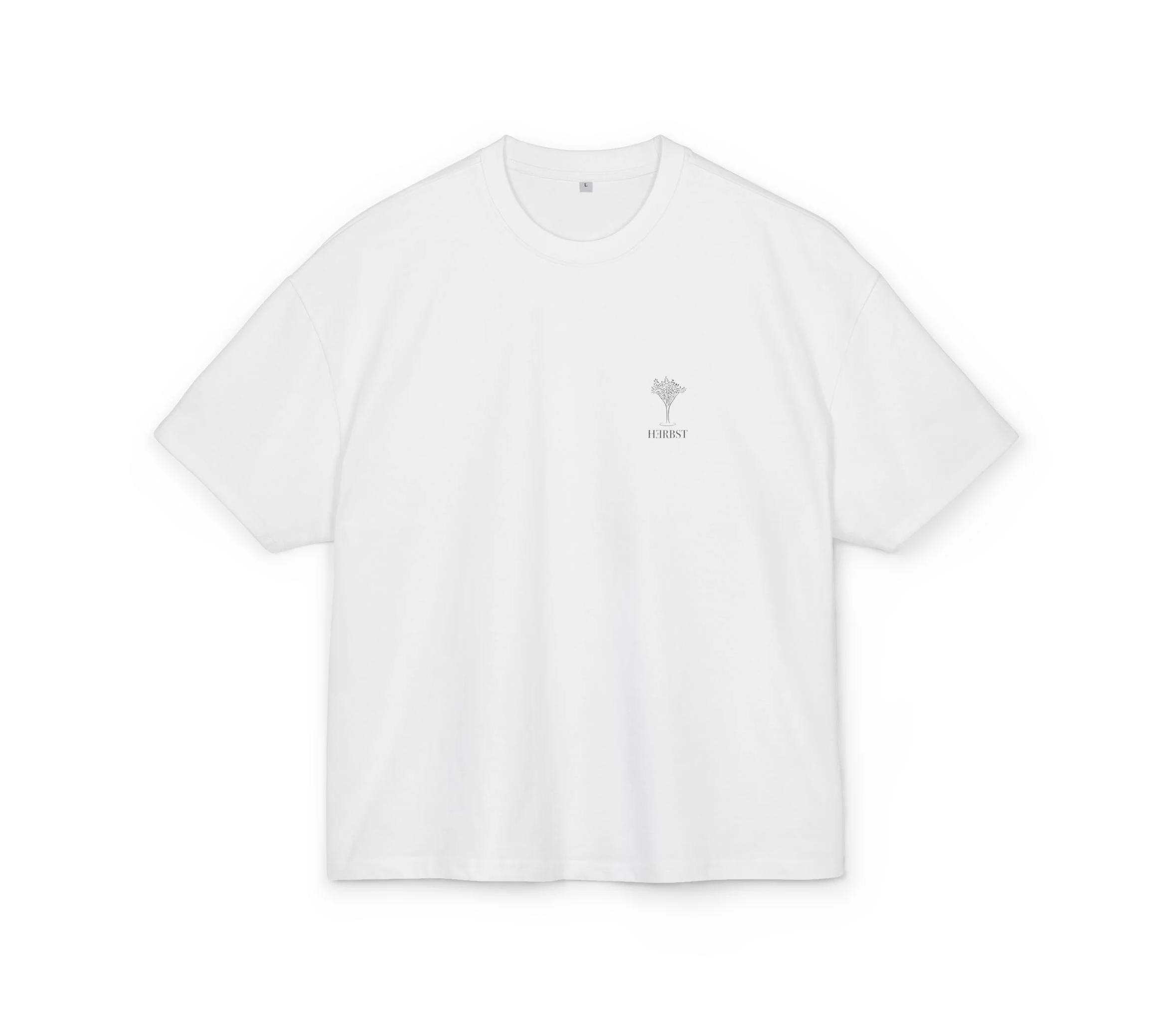 Martini Tree tee front, white