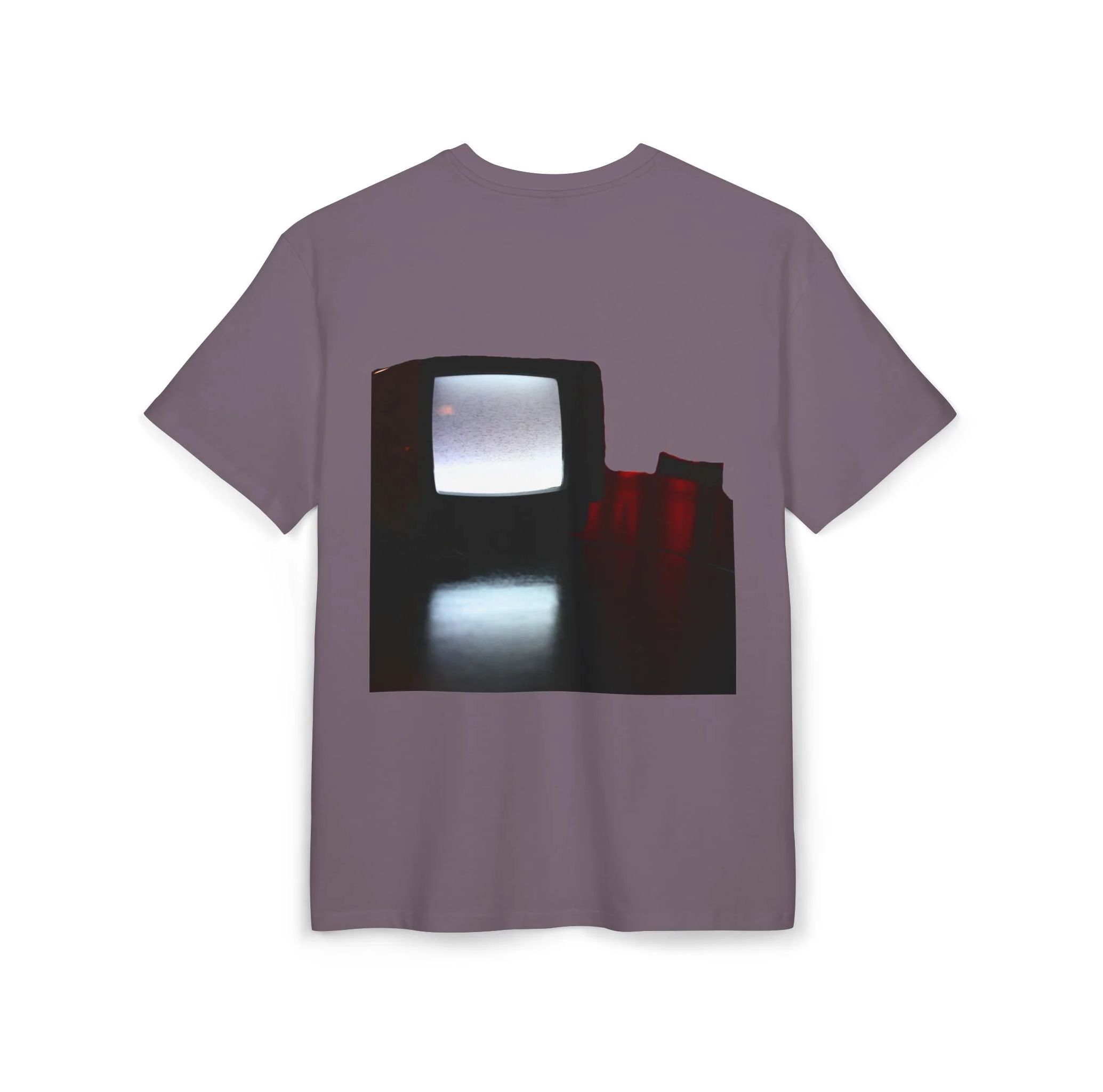 TV tee, magnet, front