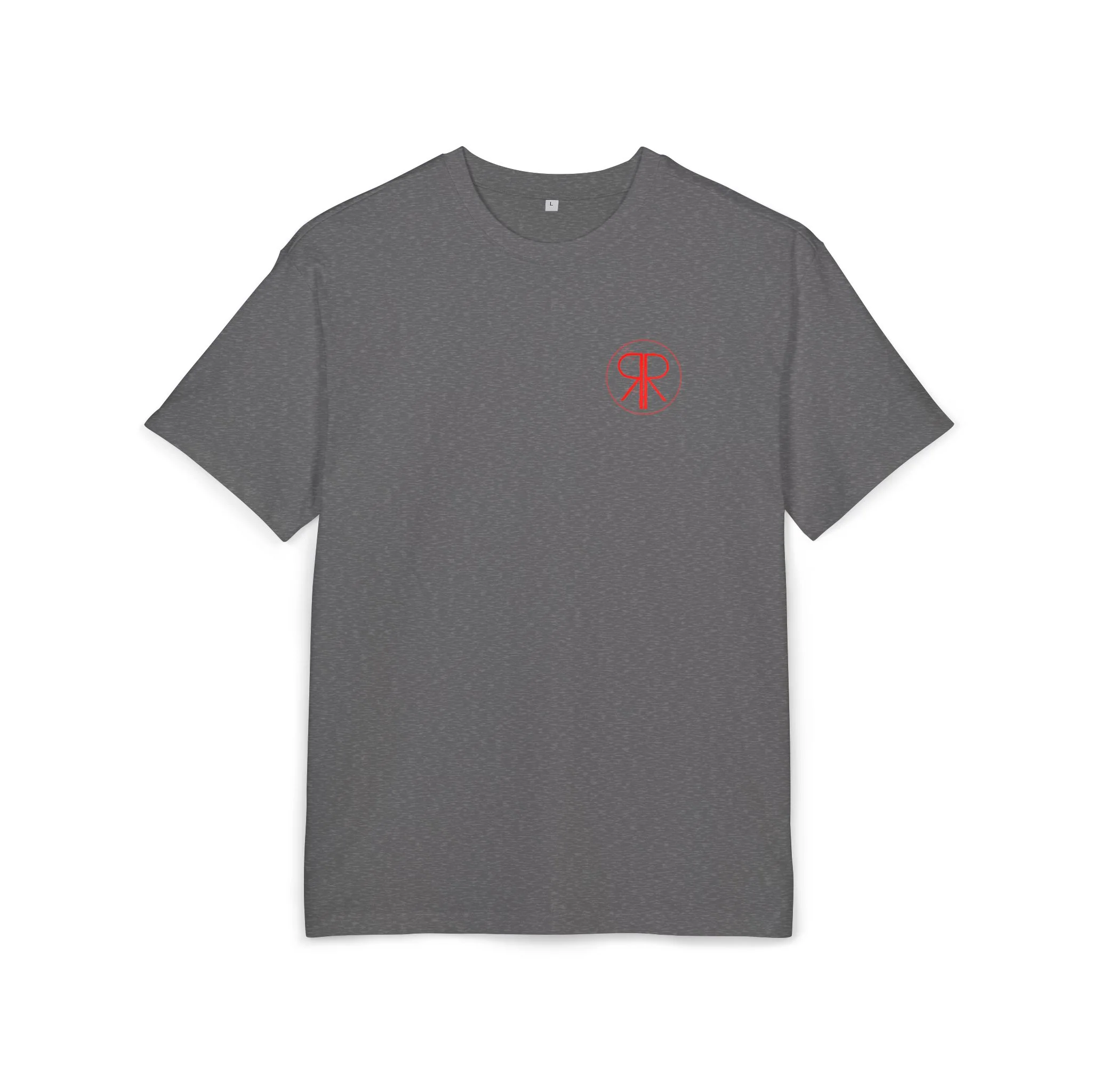 TV tee, grey, back