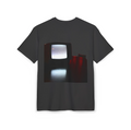 TV tee, black, front