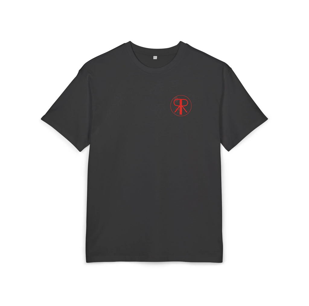 TV tee, black, back