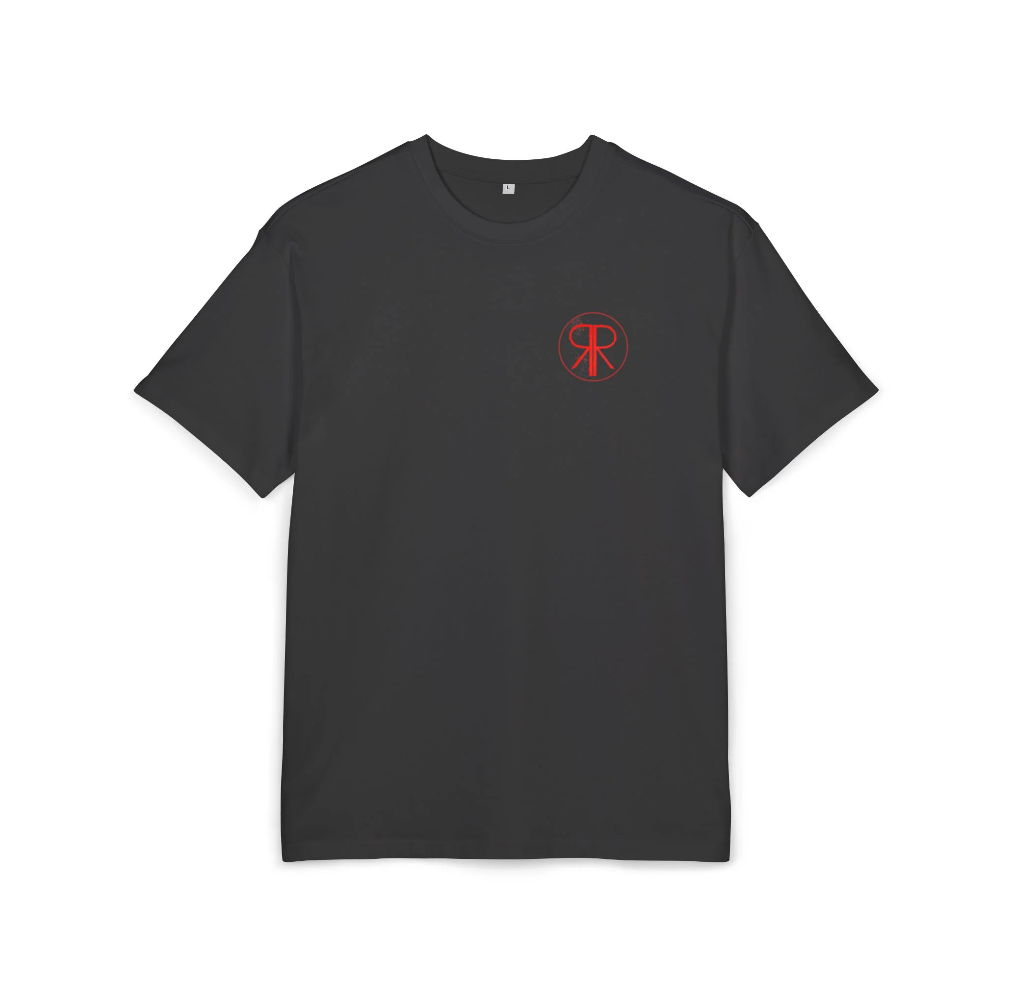 TV tee, black, back